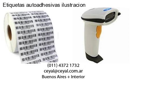 Etiquetas autoadhesivas ilustracion