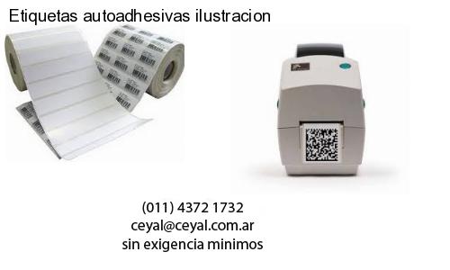 Etiquetas autoadhesivas ilustracion