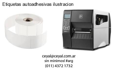 Etiquetas autoadhesivas ilustracion