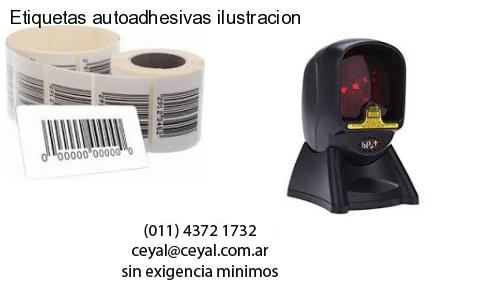 Etiquetas autoadhesivas ilustracion