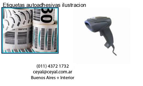 Etiquetas autoadhesivas ilustracion