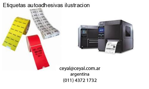 Etiquetas autoadhesivas ilustracion