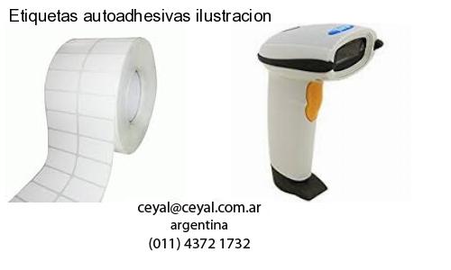 Etiquetas autoadhesivas ilustracion