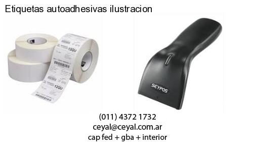 Etiquetas autoadhesivas ilustracion