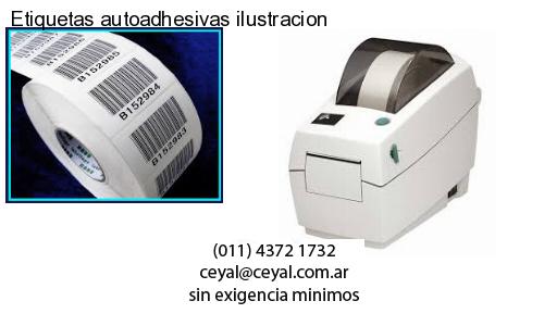 Etiquetas autoadhesivas ilustracion