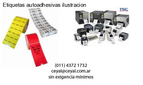 Etiquetas autoadhesivas ilustracion