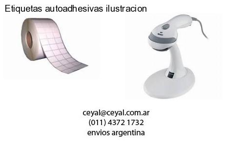 Etiquetas autoadhesivas ilustracion