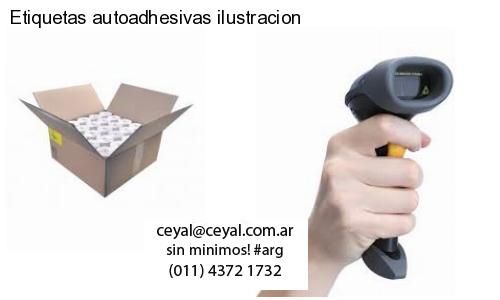 Etiquetas autoadhesivas ilustracion