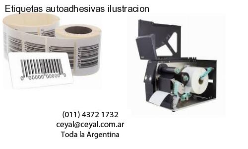 Etiquetas autoadhesivas ilustracion
