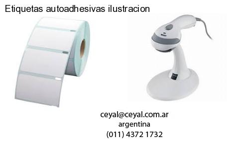 Etiquetas autoadhesivas ilustracion