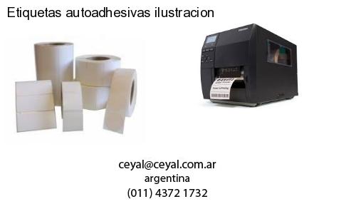Etiquetas autoadhesivas ilustracion