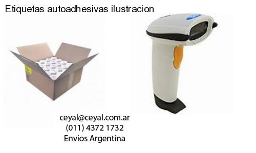 Etiquetas autoadhesivas ilustracion