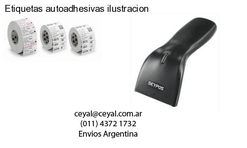 Etiquetas autoadhesivas ilustracion