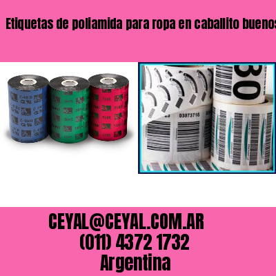 Etiquetas de poliamida para ropa en caballito buenos aires