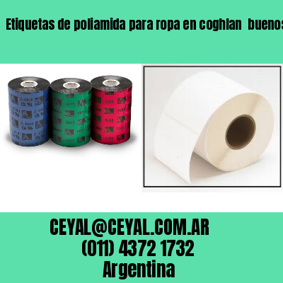 Etiquetas de poliamida para ropa en coghlan  buenos aires