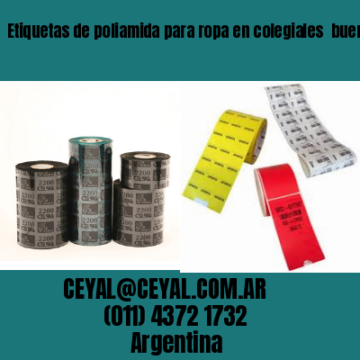 Etiquetas de poliamida para ropa en colegiales  buenos aires