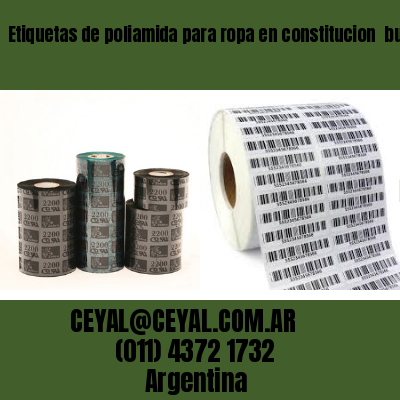 Etiquetas de poliamida para ropa en constitucion  buenos aires