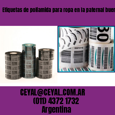 Etiquetas de poliamida para ropa en la paternal buenos aires