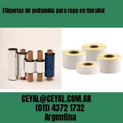 Etiquetas de poliamida para ropa en llavallol