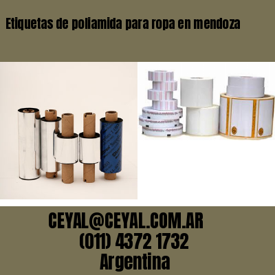 Etiquetas de poliamida para ropa en mendoza