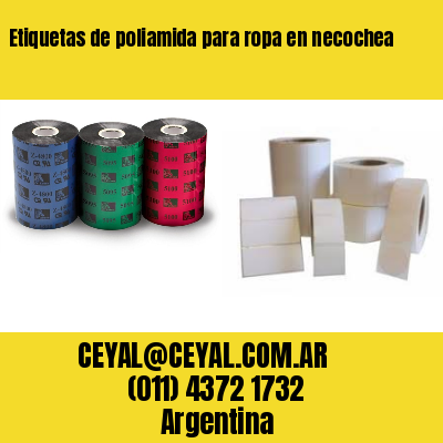Etiquetas de poliamida para ropa en necochea