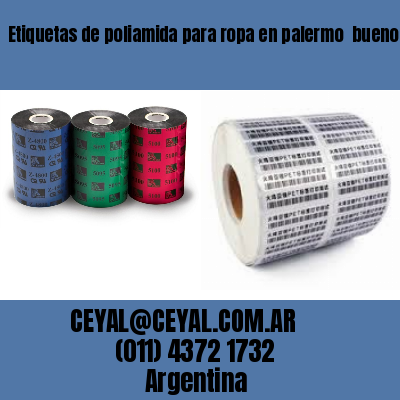 Etiquetas de poliamida para ropa en palermo  buenos aires