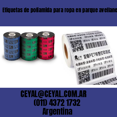 Etiquetas de poliamida para ropa en parque avellaneda  buenos aires