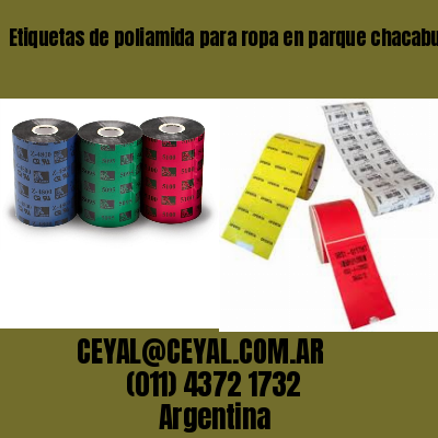 Etiquetas de poliamida para ropa en parque chacabuco  buenos aires
