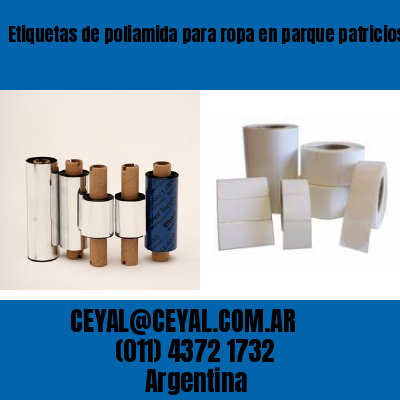 Etiquetas de poliamida para ropa en parque patricios  buenos aires