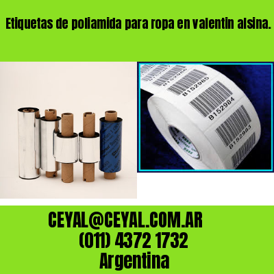 Etiquetas de poliamida para ropa en valentin alsina. veinticinco de mayo