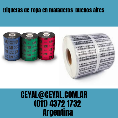 Etiquetas de ropa en mataderos  buenos aires