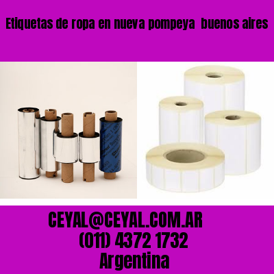 Etiquetas de ropa en nueva pompeya  buenos aires