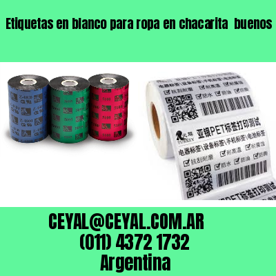 Etiquetas en blanco para ropa en chacarita  buenos aires