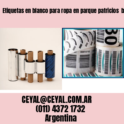 Etiquetas en blanco para ropa en parque patricios  buenos aires
