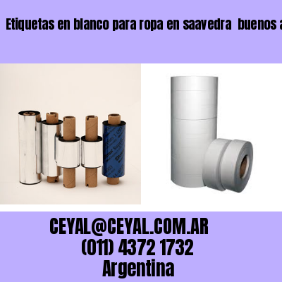Etiquetas en blanco para ropa en saavedra  buenos aires