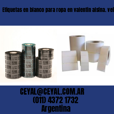 Etiquetas en blanco para ropa en valentin alsina. veinticinco de mayo