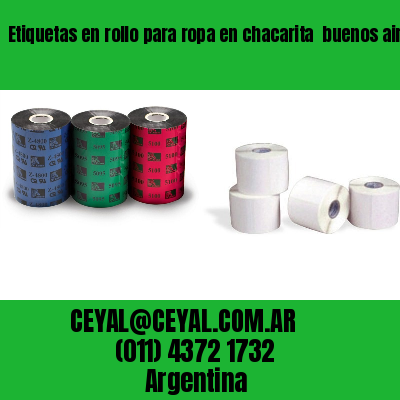 Etiquetas en rollo para ropa en chacarita  buenos aires