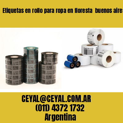 Etiquetas en rollo para ropa en floresta  buenos aires