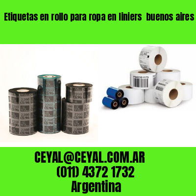Etiquetas en rollo para ropa en liniers  buenos aires
