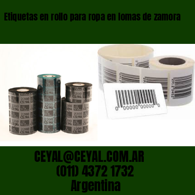 Etiquetas en rollo para ropa en lomas de zamora