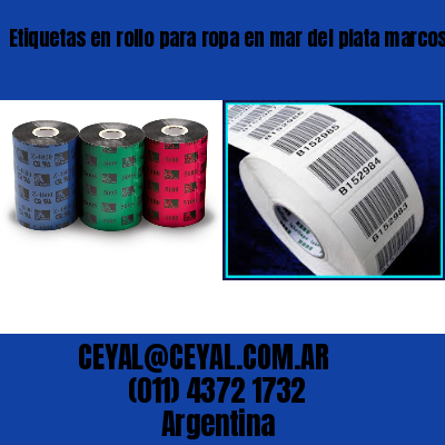 Etiquetas en rollo para ropa en mar del plata marcos paz