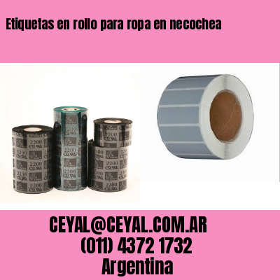 Etiquetas en rollo para ropa en necochea
