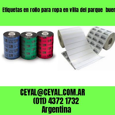 Etiquetas en rollo para ropa en villa del parque  buenos aires