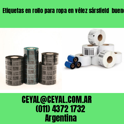 Etiquetas en rollo para ropa en vélez sársfield  buenos aires