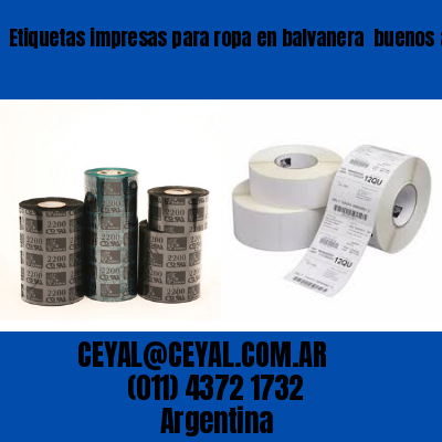 Etiquetas impresas para ropa en balvanera  buenos aires