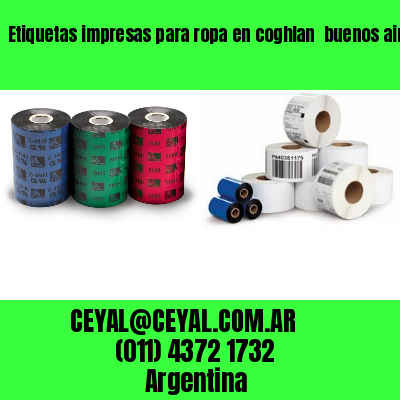 Etiquetas impresas para ropa en coghlan  buenos aires