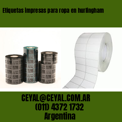 Etiquetas impresas para ropa en hurlingham