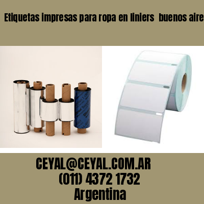 Etiquetas impresas para ropa en liniers  buenos aires