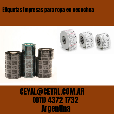 Etiquetas impresas para ropa en necochea
