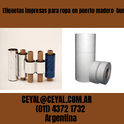 Etiquetas impresas para ropa en puerto madero  buenos aires